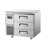 Turbo Air Undercounter  3 Drawer Freezer KUF9-3D-3-N(HC) - Hospitality Connect