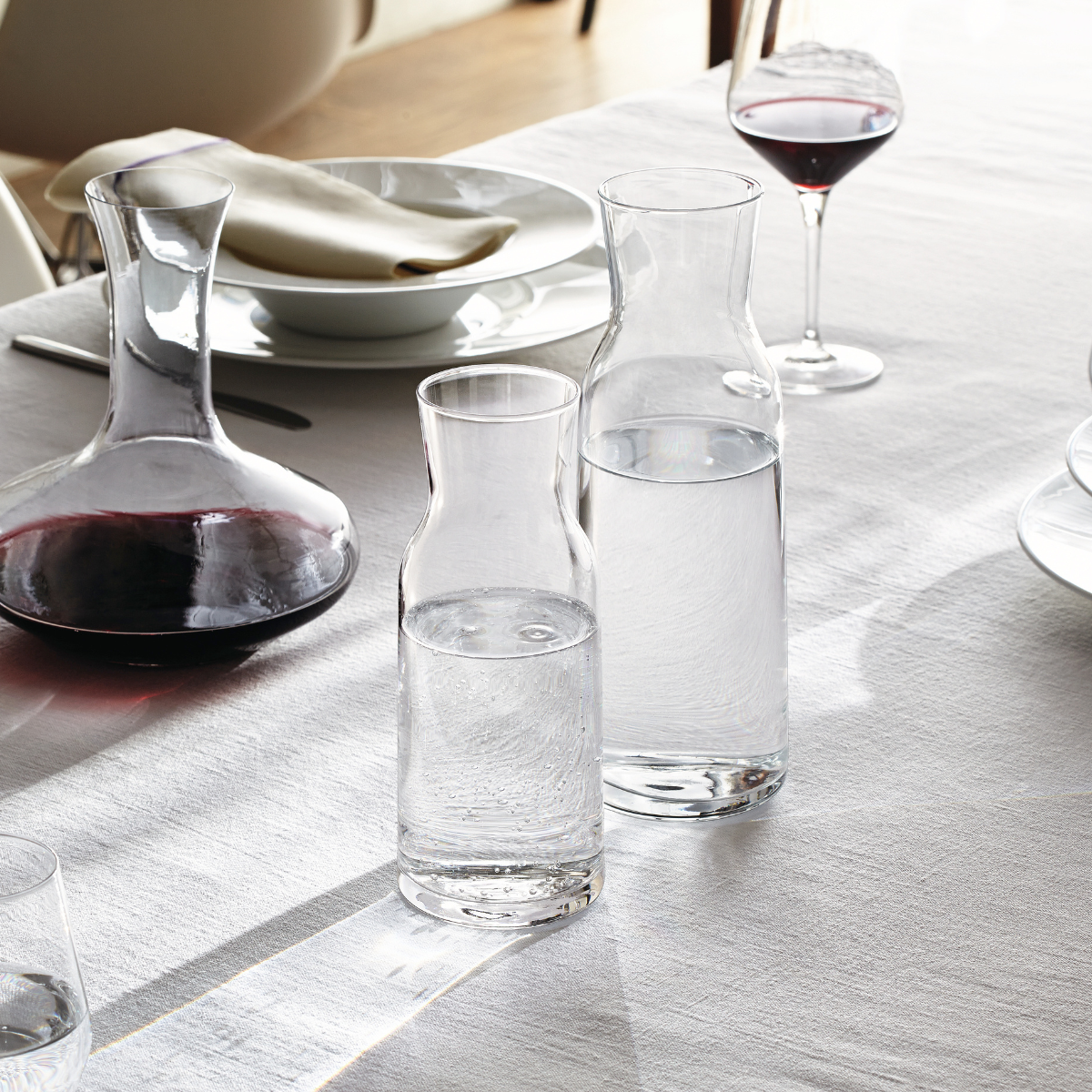BORMIOLI ROCCO AQUARIA CARAFE NO LID 1.1lt CLEAR (125160) Box of 6 - Hospitality Connect