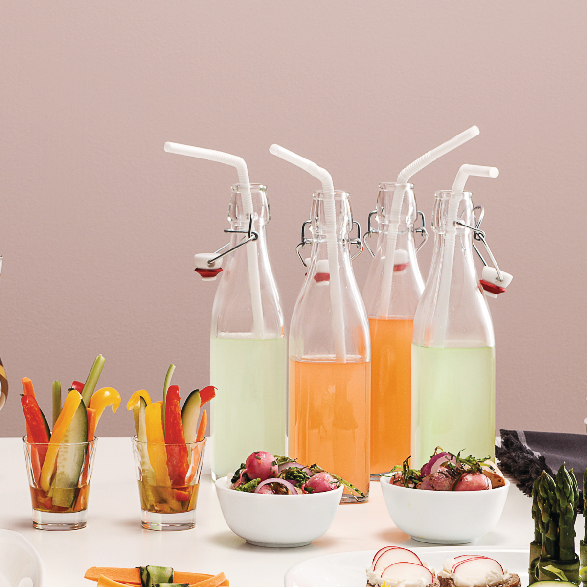 BORMIOLI ROCCO SWING BOTTLE w/WHITE TOP 0.5lt CLEAR (3.14740 Box of 6 - Hospitality Connect