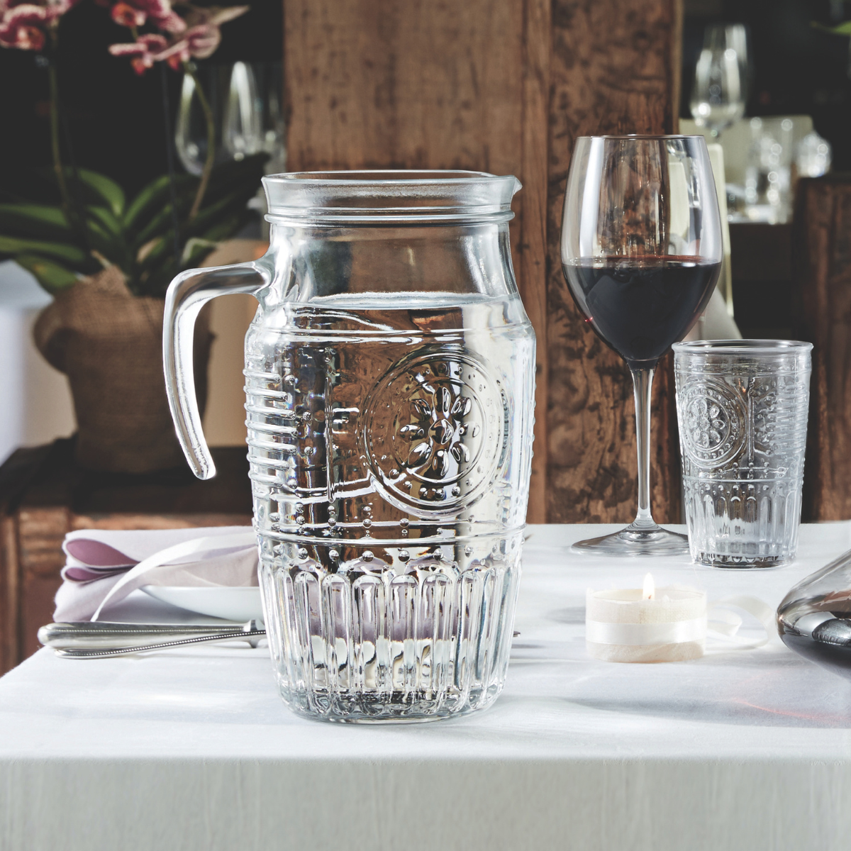 BORMIOLI ROCCO ROMANTIC WATER PITCHER 1.8lt CLEAR (3.35942) - Hospitality Connect