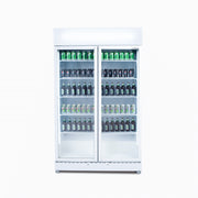 Bromic Upright Display Fridge - 885L - 2 Doors - Flat Glass - White GM0900LWECO-NR - Hospitality Connect