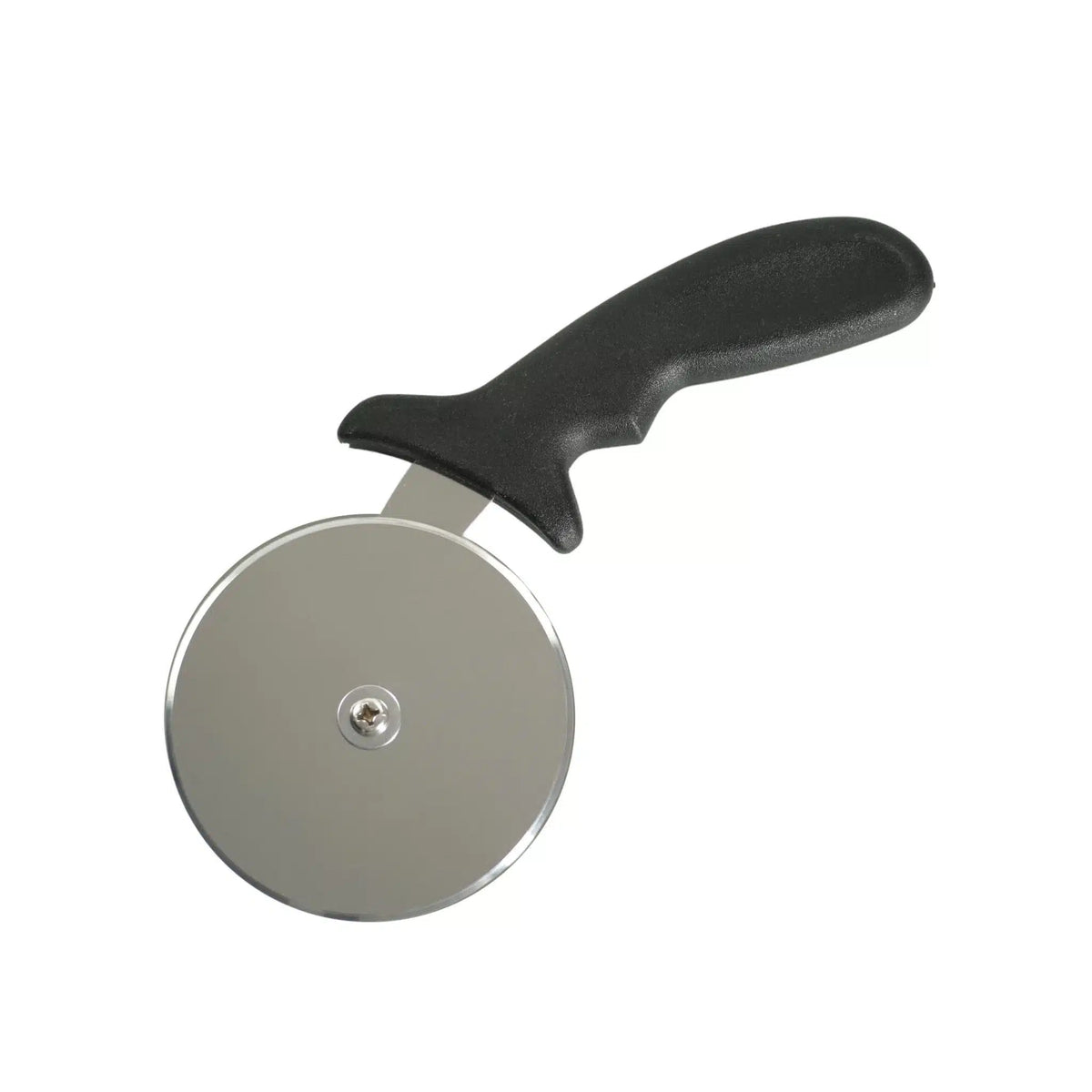 KH AMORE PIZZA CUTTER WHEEL PLASTIC BLACK HANDLE 100mm S/STEEL