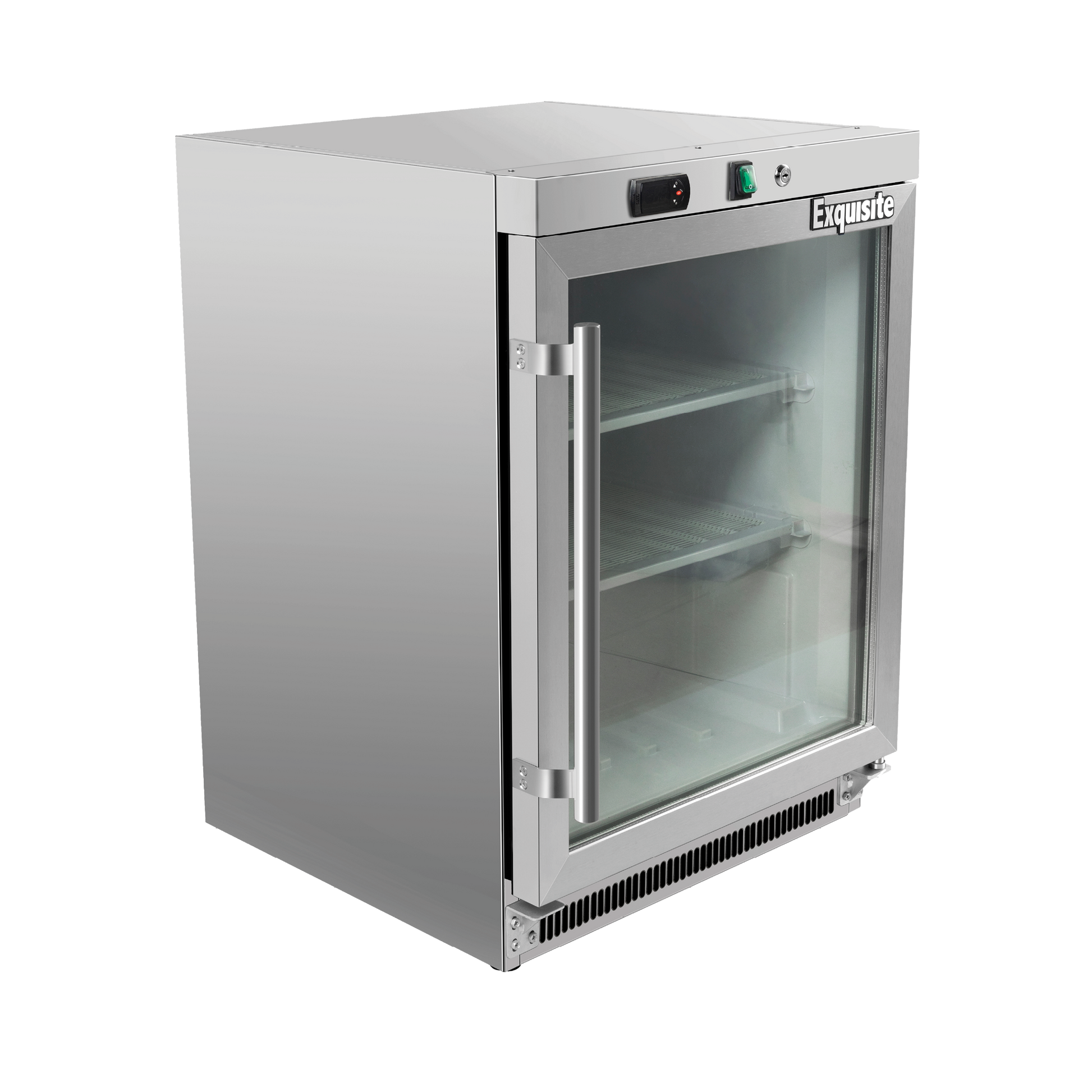 Exquisite MF210G One Glass Door Underbench Storage Freezers 114 Litre - Hospitality Connect