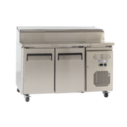 Exquisite MTC263H Two Door Stainless Steel Top Food Preparation Refrigerators (Excluding Pans) - Hospitality Connect