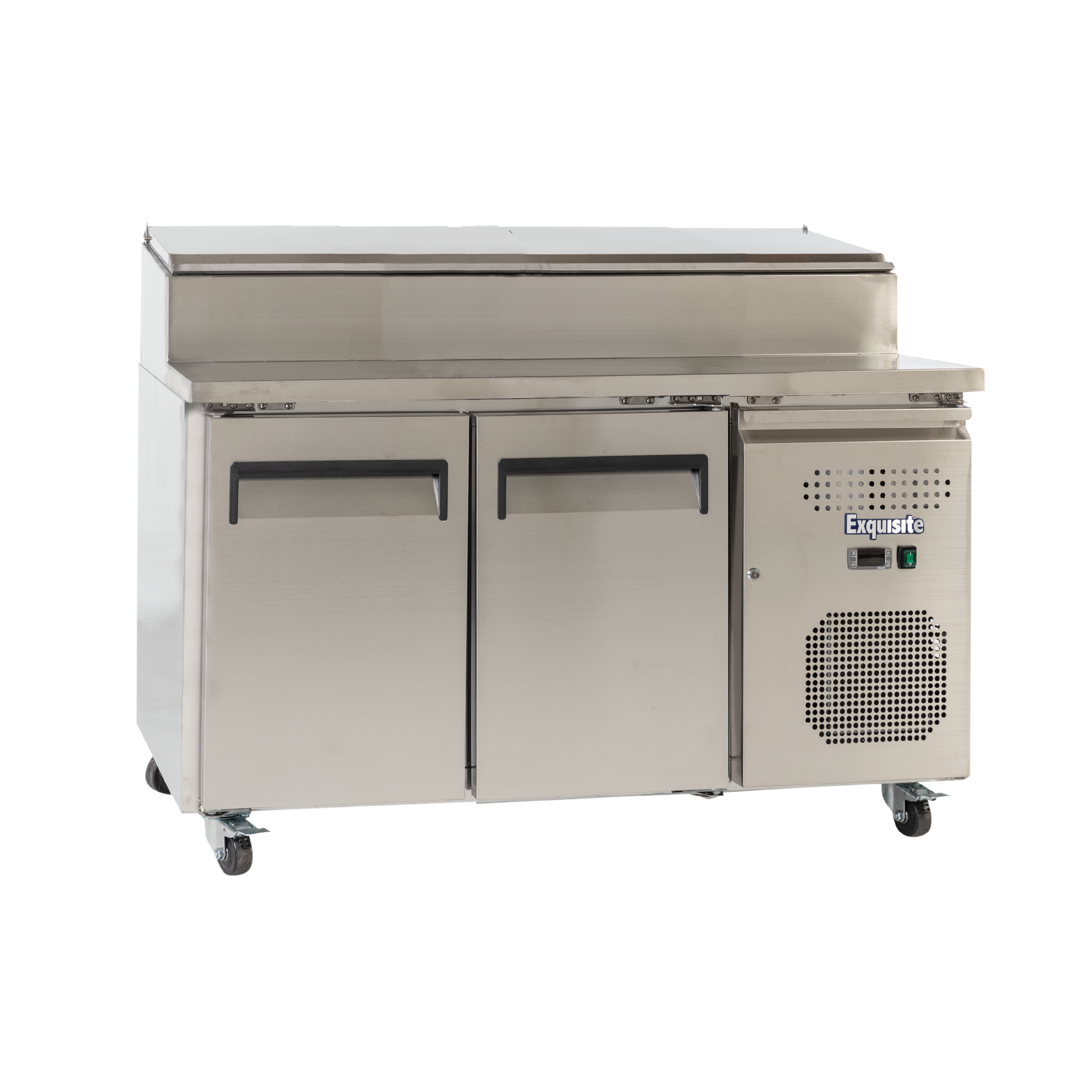 Exquisite MTC263H Two Door Stainless Steel Top Food Preparation Refrigerators (Excluding Pans) - Hospitality Connect