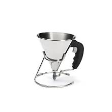 DEBUYER Mini Piston Funnel, Black, 0.8L