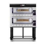 Moretti P110G Double Deck Oven on Stand 6 Tray COMP P110G A/2/S - Hospitality Connect