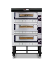Moretti P110G Triple Deck Oven on Stand 27 Tray COMP P110G B/3/S - Hospitality Connect