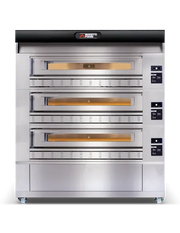 Moretti  P150G Triple Deck Oven on Support COMP P150G A/3 - Hospitality Connect