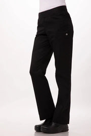 Chef works Lightweight Slim Women's Chef Pants Black - Hospitality Connect