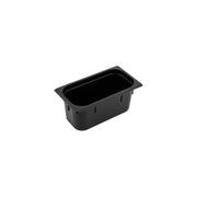 GASTRONORM PAN- POLYCARB 1/4 x 150mm3.5lt BLACK - Hospitality Connect