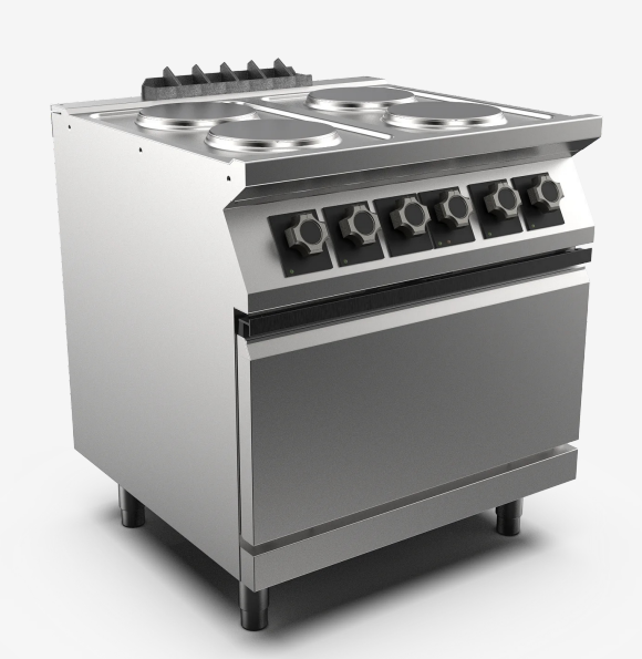 Mareno M1 70 Series 4 Hob Electric circular cook top with static Electric oven r - Hospitality Connect