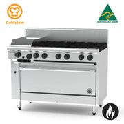 Goldstein 800 SERIES 40” (1010 mm) OVEN RANGES PF12G640E-X - Hospitality Connect