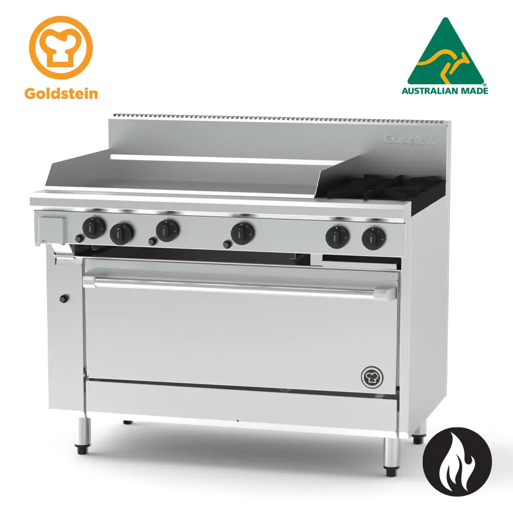 Goldstein 800 SERIES 40” (1010 mm) OVEN RANGES Fan Force Electric Oven PF36G240EFF-X - Hospitality Connect