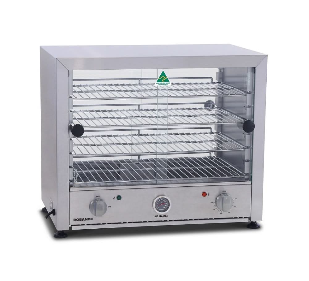 Roband PMB50L Pie Master Pie Warmer - 50 Pies Glass Doors Internal ...