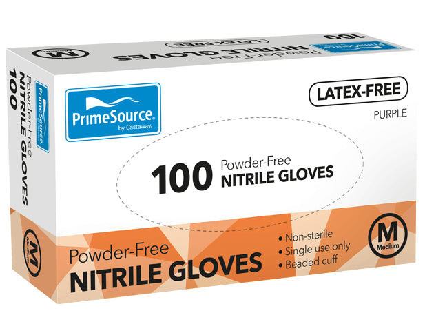 PrimeSource® Nitrile Glove - -xLarge  | Powder Free, Latex Free | Light Purple - Hospitality Connect