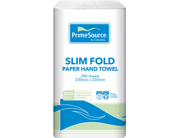 PrimeSource Eco-Clean® Slim Fold Paper Hand Towel PS-SFT200 - Hospitality Connect
