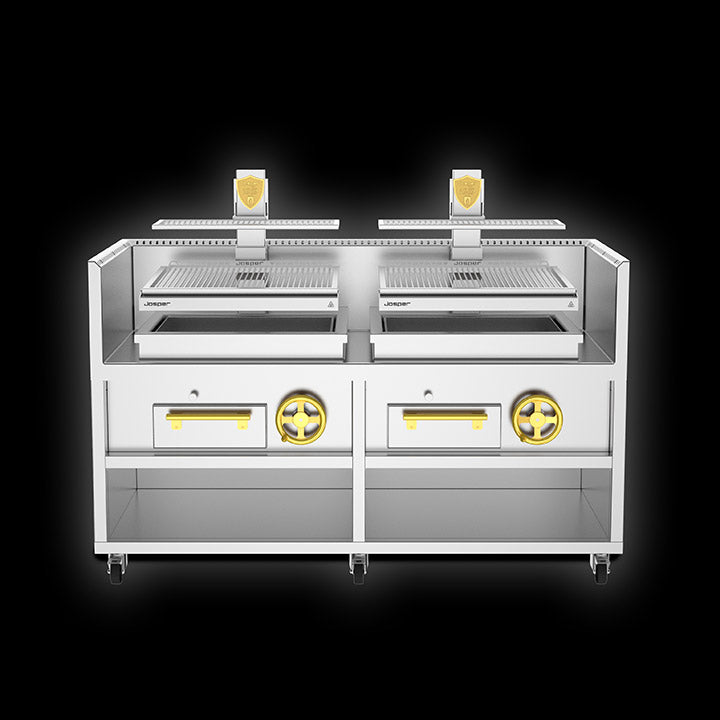 Josper Charcoal Basque Grill Individual Double grill 76-2-2-MB - Hospitality Connect