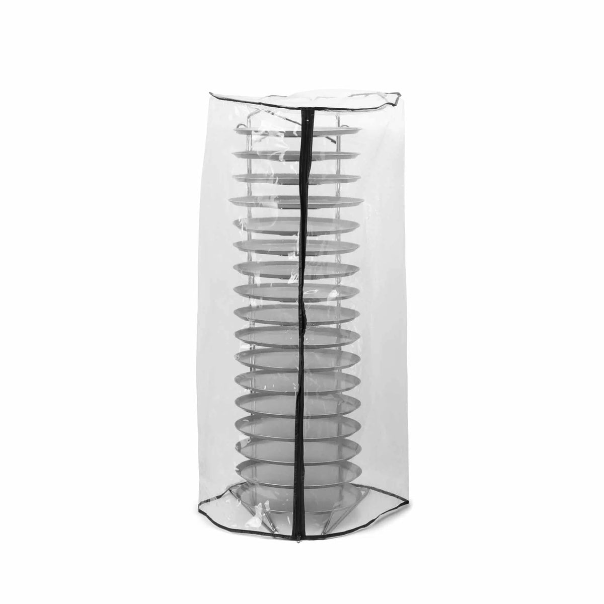 KH AMORE PIZZA STAND COVER WITH ZIP FITS 18 TIER RACK PE