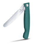 Victorinox Picnic Knife, Wavy Edge 11cm - Green