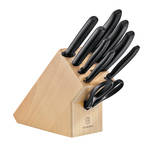 Victorinox 9 Piece Cutlery Block Set - Black