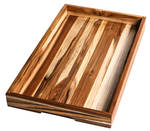 TEAKHAUS Timeless Tray, 51 x 30.5 x 5 Teak 77152 - Hospitality Connect