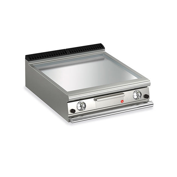 Baron Burner Electric Fry Top With 2/3 Smooth 1/3 Ribbed Chrome Plate And Thermostat Control - Hospitality Connect