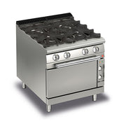 Baron Four burner gas range with electric oven Q70PCF/GE8005 - Hospitality Connect