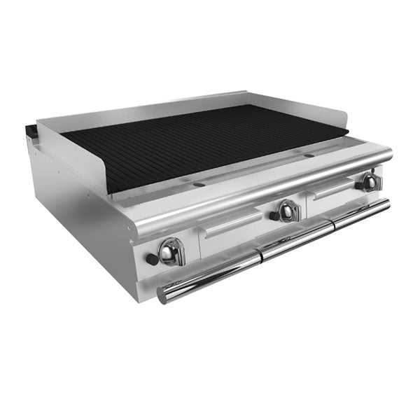 Baron /G123
Three burner, bench model gas lava rock chargrill - Hospitality Connect