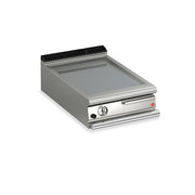 BARON 1 Burner Gas Fry Top With 2/3 Smooth 1/3 Ribbed Mild Steel Plate Q90FT/G620 - Hospitality Connect