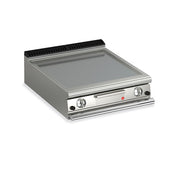 BARON 2 Burner Gas Fry Top With Smooth Mild Steel Plate Q90FT/G800 - Hospitality Connect