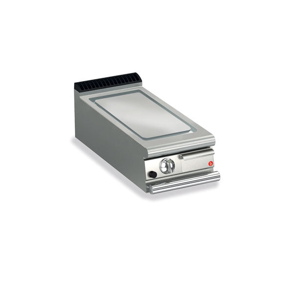 Baron Q90SFTT/G405
One burner, bench model gas fry top with smooth chrome plate - Hospitality Connect