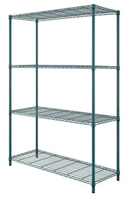 ATLAS Verde 4 SHELF WIRE SHELVING 950x480x180mm V18367SET. - Hospitality Connect