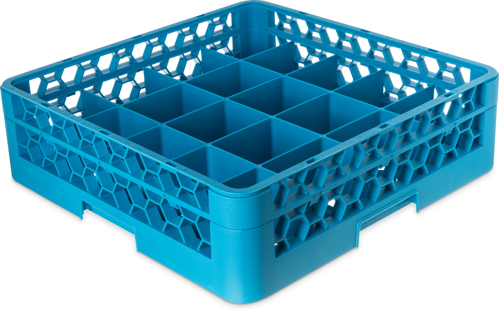 RC20-114 Carlisle OptiClean™ Blue 20 Compartment Divided Rack with one open extender 500mm x 500mm x 140mm - Pack of 4 - Pack Price - Hospitality Connect