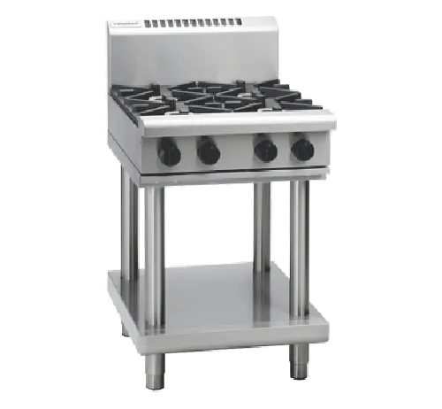 Waldorf 800 Series RNL8400G-LS - 600mm Gas Cooktop Low Back Version – Leg Stand - Hospitality Connect