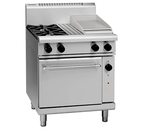 Waldorf 800 Series RNL8513G - 750mm Gas Range Static Oven Low Back Version - Hospitality Connect