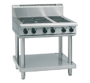 Waldorf 800 Series RNL8606E-LS - 900mm Electric Cooktop Low Back Version – Leg Stand - Hospitality Connect