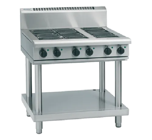 Waldorf 800 Series RNL8606E-LS - 900mm Electric Cooktop Low Back Version – Leg Stand - Hospitality Connect