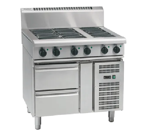 Waldorf 800 Series RN8606E-RB - 900mm Electric Cooktop – Refrigerated Base - Hospitality Connect