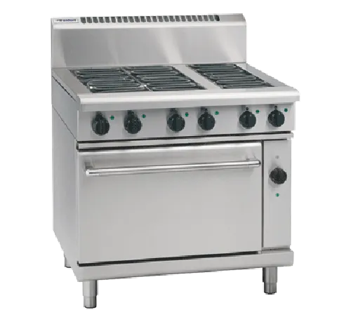 Waldorf 800 Series RNL8616EC - 900mm Electric Range Convection Oven Low Back Version - Hospitality Connect