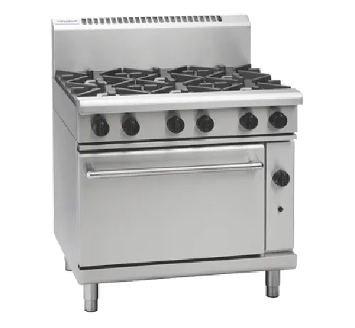 Waldorf 800 Series RNL8619G - 900mm Gas Range Static Oven Low Back Version - Hospitality Connect