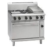 Waldorf 800 Series RN8613GEC - 900mm Gas Range Electric Convection Oven - Hospitality Connect
