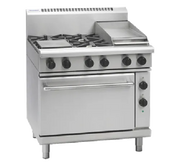 Waldorf 800 Series RN8610GEC - 900mm Gas Range Electric Convection Oven - Hospitality Connect