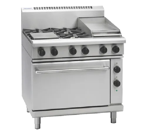 Waldorf 800 Series RN8610GEC - 900mm Gas Range Electric Convection Oven - Hospitality Connect