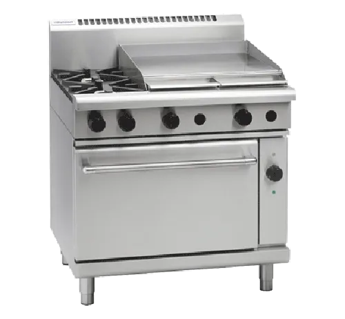 Waldorf 800 Series RN8616GEC - 900mm Gas Range Electric Convection Oven - Hospitality Connect