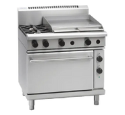 Waldorf 800 Series RN8616GE - 900mm Gas Range Electric Static Oven - Hospitality Connect