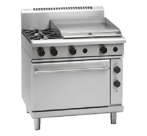Waldorf 800 Series RN8616GE - 900mm Gas Range Electric Static Oven - Hospitality Connect