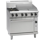 Waldorf 800 Series RN8616GC - 900mm Gas Range Convection Oven - Hospitality Connect