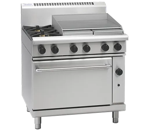 Waldorf 800 Series RN8616GC - 900mm Gas Range Convection Oven - Hospitality Connect