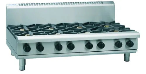 Waldorf 800 Series RNL8803G-B - 1200mm Gas Cooktop Low Back Version – Bench Model - Hospitality Connect